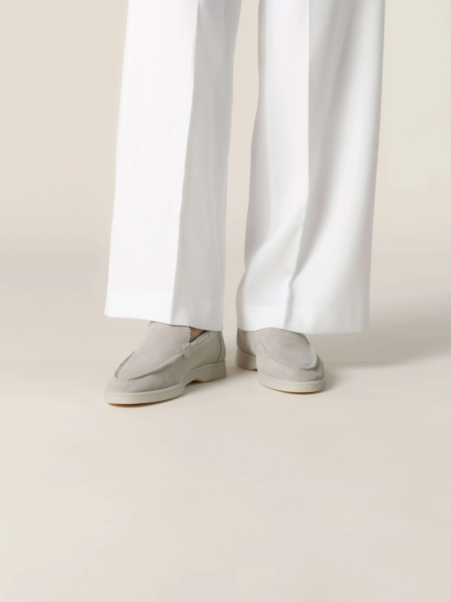 Lady Classic Grey Yacht Loafers 4 Lady Classic Grey Yacht Loafers - Image 2