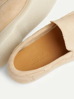 Lady Light Beige Yacht Loafers 9 Lady Light Beige Yacht Loafers -Velora Fashion Aurelien lady yacht loafer softey suede light beige women 5 scaled