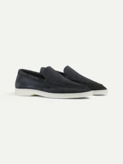 Lady Dark Blue Yacht Loafers