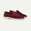 Lady Plum Yacht Loafers -Velora Fashion Aurelien lady yacht loafer suede plum women 1 scaled
