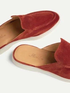 Lady Blush Yacht Slipper -Velora Fashion Aurelien lady yacht slipper softey suede blush women 5 scaled