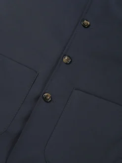 Navy Technical Leisure Blazer -Velora Fashion Aurelien leisure blazer jacket tech men navy2 2