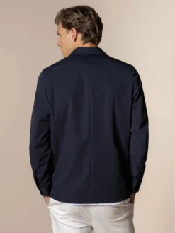 Navy Technical Leisure Blazer -Velora Fashion Aurelien leisure blazer jacket tech men navy33 scaled