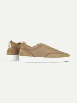 Beige Leisure Sneaker -Velora Fashion Aurelien leisure sneaker 2.0 suede tech beige men 3 scaled