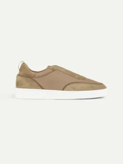 Beige Leisure Sneaker -Velora Fashion Aurelien leisure sneaker 2.0 suede tech beige men 4 scaled