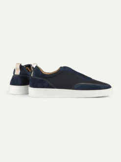 Navy Leisure Sneaker 10 Navy Leisure Sneaker -Velora Fashion Aurelien leisure sneaker suede tech navy men 3 scaled