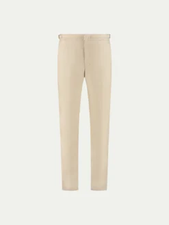 Beige Linen Soleil Trousers