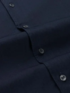 Dark Blue Denim Shirt -Velora Fashion Aurelien polo shirt denim dark blue men 4