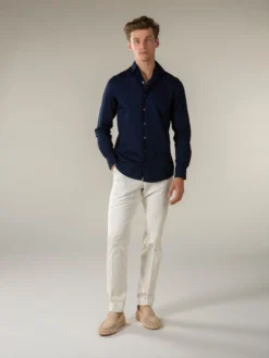 Dark Blue Denim Shirt -Velora Fashion Aurelien polo shirt denim dark blue men 4 fe1d035d 8a76 4f67 a0c6 5a7b1945afc6