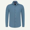 Mid Blue Denim Shirt -Velora Fashion Aurelien polo shirt denim mid blue men 1 1000x jpg