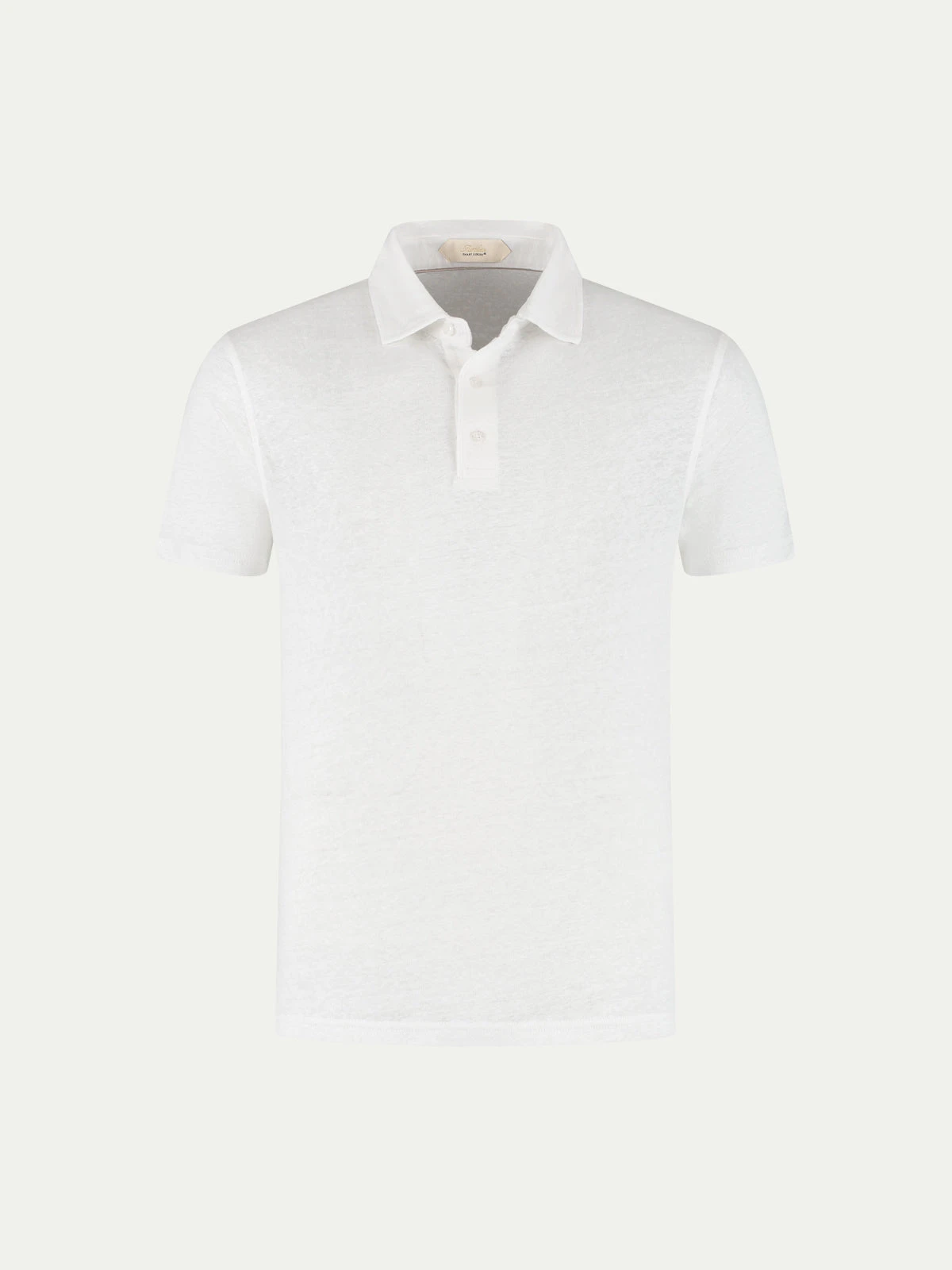 White Linen Polo Shirt 3 White Linen Polo Shirt