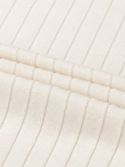 Ribbed Zipper Polo Ivory -Velora Fashion Aurelien polo shirt ribbed zipper ivory men 4 scaled