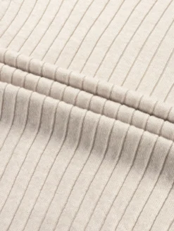 Ribbed Zipper Polo Light Beige -Velora Fashion Aurelien polo shirt ribbed zipper light beige men 3 b4d889dd 1da3 4a6f b851 d2c4c7038d04