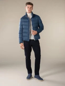 Steel Blue AUR 1 Puffer Jacket 17 Steel Blue AUR 1 Puffer Jacket -Velora Fashion Aurelien puffer jacket AUR1 Cashmere Wool Steel Blue10