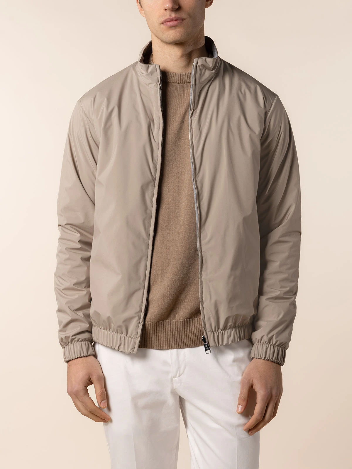 Beige Reversible Resort Jacket 4 Beige Reversible Resort Jacket - Image 2
