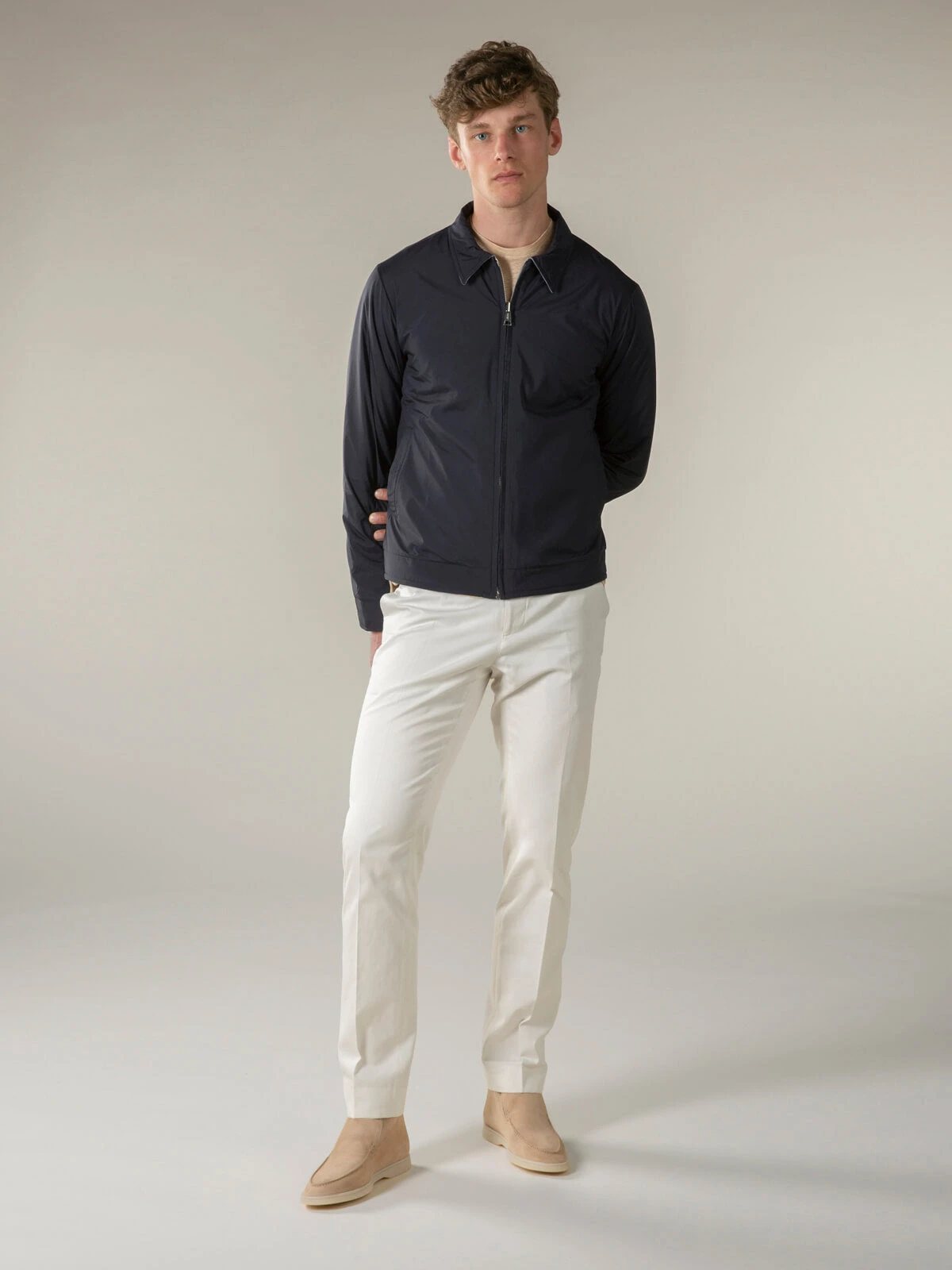 Navy Reversible Voyager Jacket - Image 9