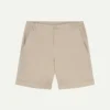 Beige Cotton Seaside Shorts -Velora Fashion Aurelien seaside short cotton beige men 1 scaled