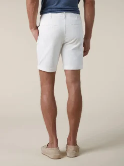Ivory Cotton Seaside Shorts -Velora Fashion Aurelien seaside short cotton ivory men 11