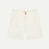 Ivory Cotton Seaside Shorts