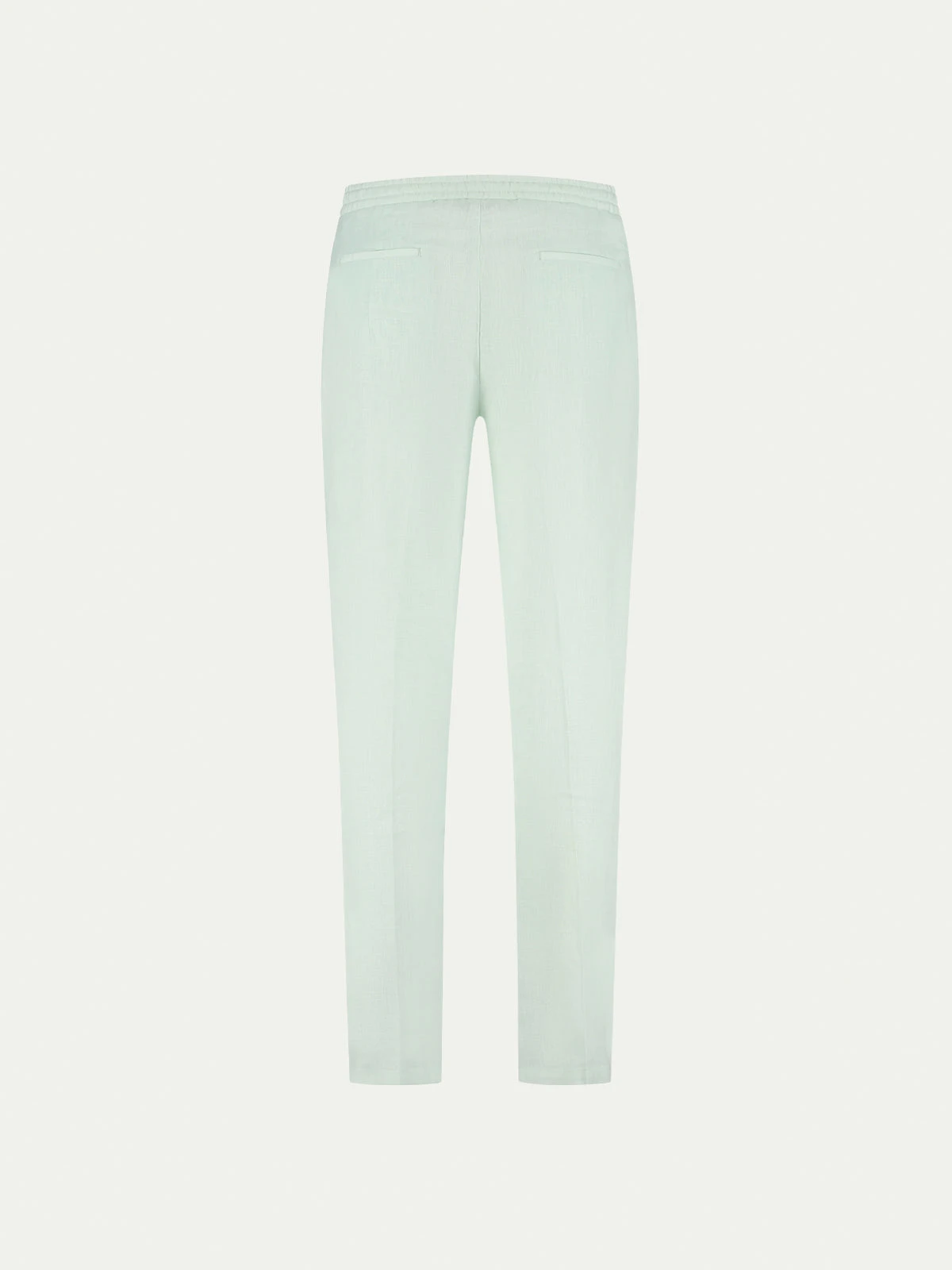Light Aqua Linen Seaside Trousers 6 Light Aqua Linen Seaside Trousers - Image 4