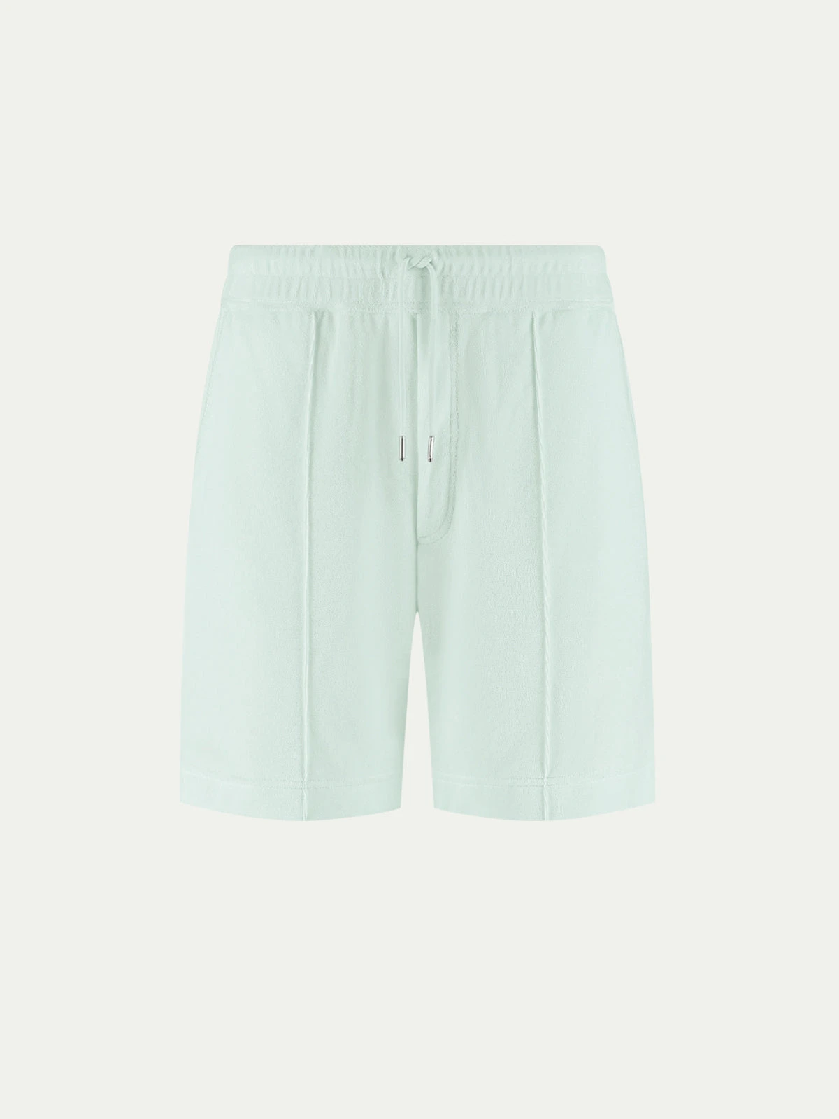 Light Aqua Terry Towelling Leisure Shorts 3 Light Aqua Terry Towelling Leisure Shorts