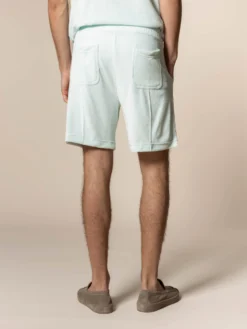 Light Aqua Terry Towelling Leisure Shorts 10 Light Aqua Terry Towelling Leisure Shorts -Velora Fashion Aurelien shorts terry towelling leisure bermuda badstof light aqua4 scaled