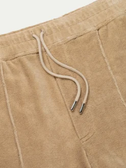 Nut Terry Towelling Leisure Shorts -Velora Fashion Aurelien shorts terry towelling leisure bermuda badstof nut2 2
