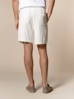 White Terry Towelling Leisure Shorts 9 White Terry Towelling Leisure Shorts -Velora Fashion Aurelien shorts terry towelling leisure bermuda badstof white14 scaled