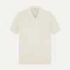 Shortsleeve Buttonless Polo Ivory
