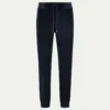 Navy Terry Towelling Leisure Trousers