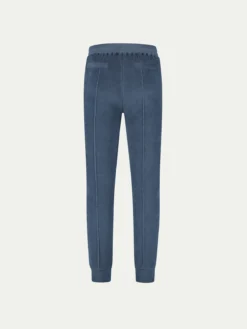 Steel Blue Terry Towelling Leisure Trousers 7 Steel Blue Terry Towelling Leisure Trousers -Velora Fashion Aurelien sweatpants terry towelling leisure trouser badstof steel Blue3