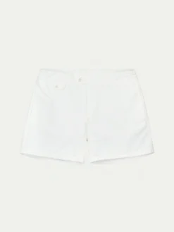 White Beachside Swim Short