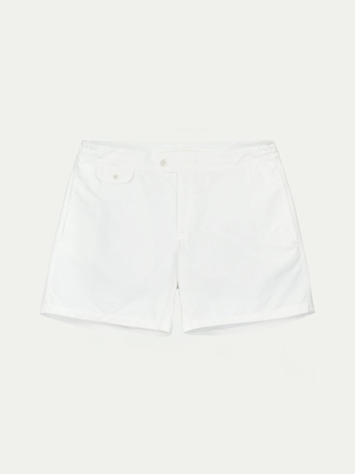White Beachside Swim Short 3 White Beachside Swim Short