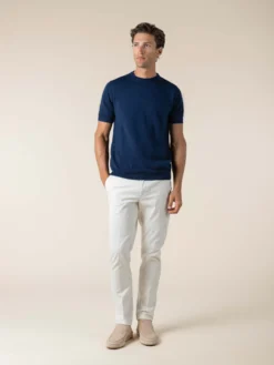 Steel Blue T-Shirt -Velora Fashion Aurelien t shirt cashwool steel blue 1 scaled