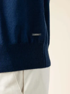 Steel Blue T-Shirt -Velora Fashion Aurelien t shirt cashwool steel blue 2 scaled