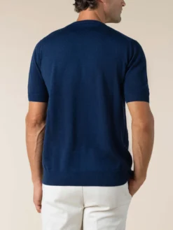 Steel Blue T-Shirt -Velora Fashion Aurelien t shirt cashwool steel blue 4 scaled