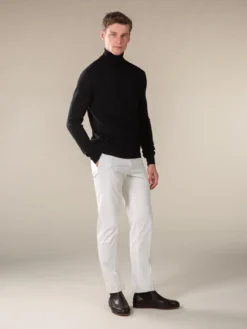 Extrafine Merino Rollneck Black -Velora Fashion Aurelien turtleneck rollneck sweater black cashwool merino 3