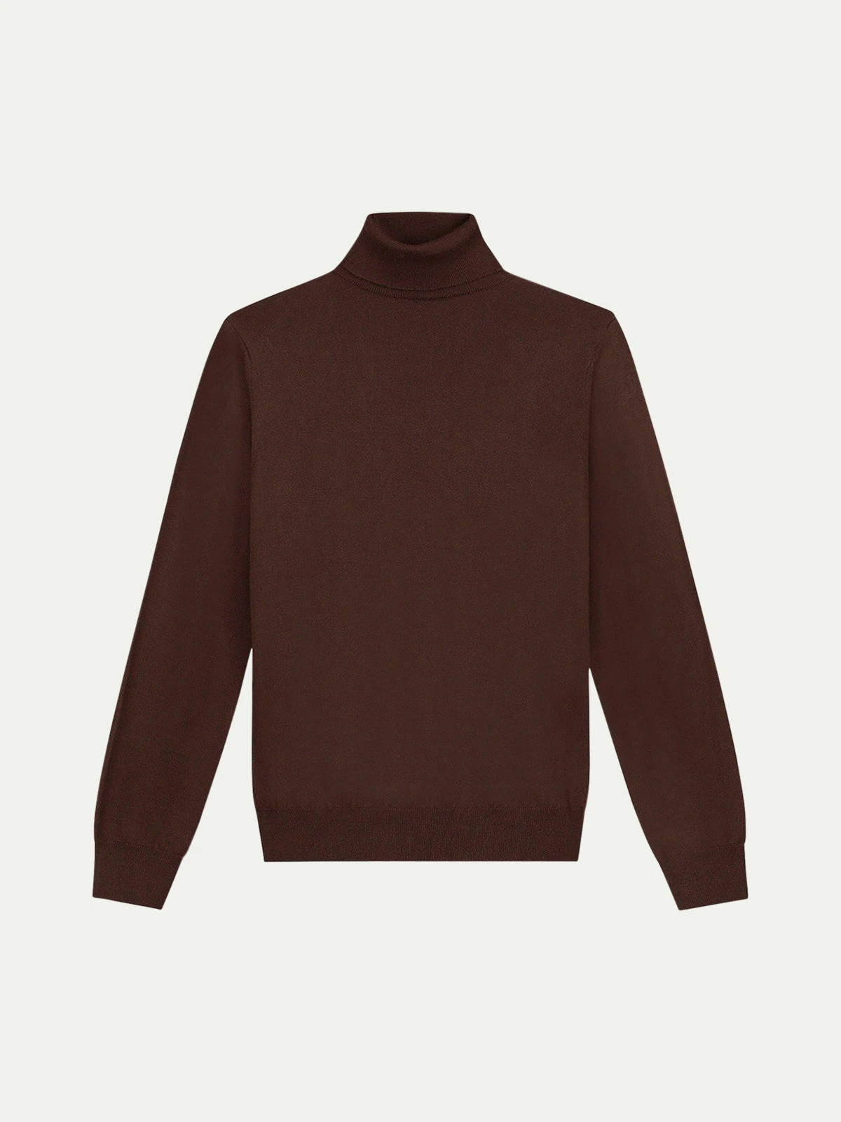 Extrafine Merino Rollneck Brown 3 Extrafine Merino Rollneck Brown