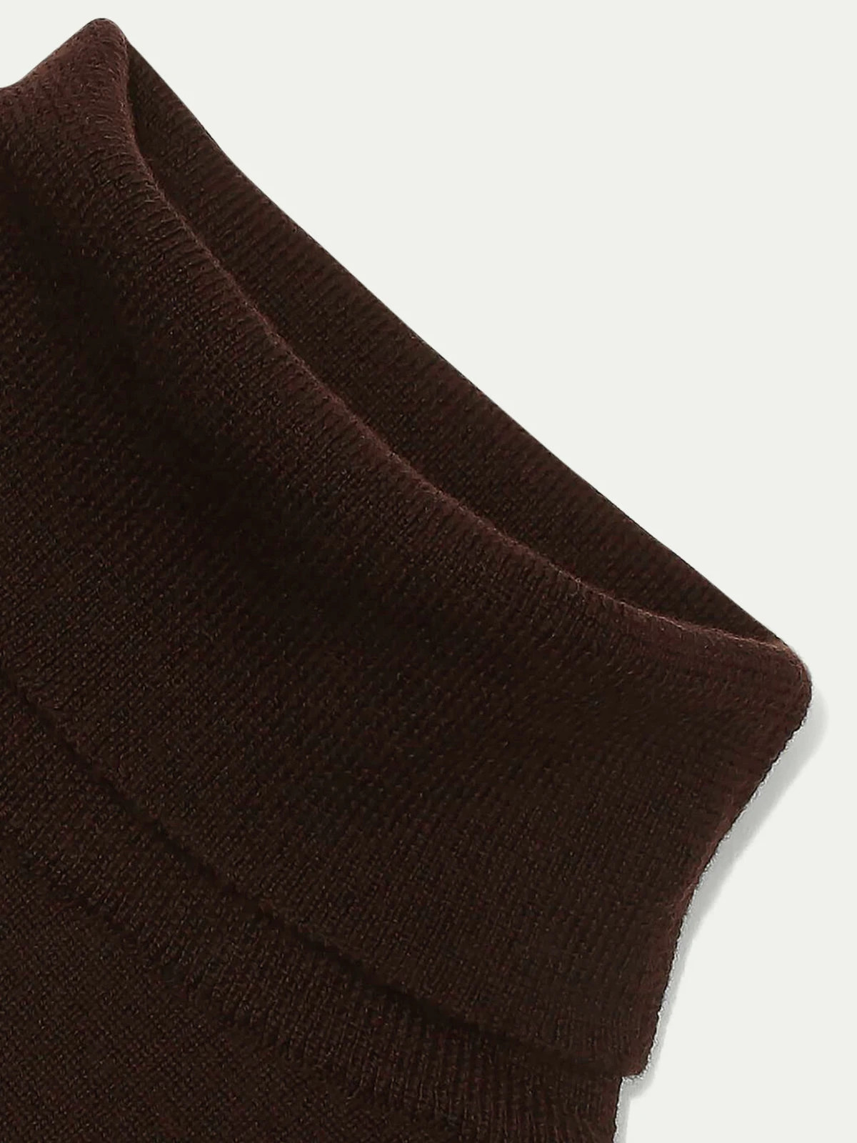 Extrafine Merino Rollneck Brown 5 Extrafine Merino Rollneck Brown - Image 3