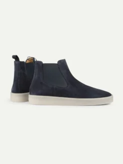 Navy Urban Chelsea -Velora Fashion Aurelien urban chelsea boots suede navy men 3 scaled