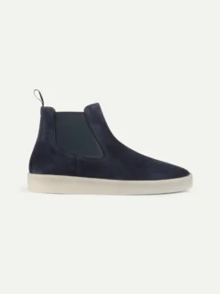 Navy Urban Chelsea -Velora Fashion Aurelien urban chelsea boots suede navy men 4 scaled