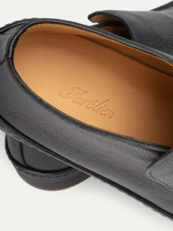 Navy Grain Voyager City Loafer -Velora Fashion Aurelien voyager city loafer softey grain navy men 2 scaled