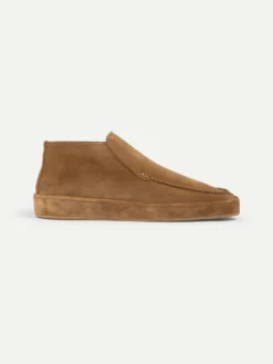 Beige Voyager City Loafer With Fur -Velora Fashion Aurelien voyager city loafer softey suede beige men 4 scaled