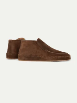 Chocolate Voyager City Loafer 10 Chocolate Voyager City Loafer -Velora Fashion Aurelien voyager city loafer softey suede chocolate men 3copy scaled