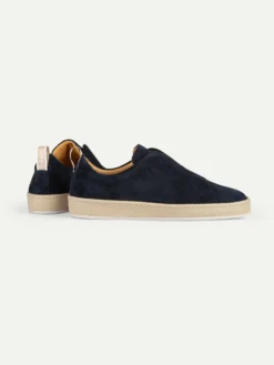 Navy Voyager Leisure Sneaker -Velora Fashion Aurelien voyager leisure sneaker suede navy men 3 1efd084a 8c72 494f 9f40 525de0bea22e scaled