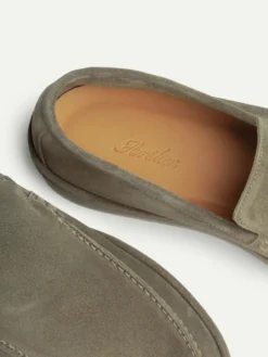 Pistache Voyager Loafer -Velora Fashion Aurelien voyager loafer slip on suede pistache men 5copy scaled