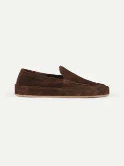 Chocolate Voyager Loafer 13 Chocolate Voyager Loafer -Velora Fashion Aurelien voyager loafer softey suede chocolate men 4copy scaled