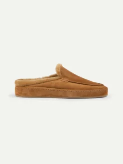 Caramel Fur Voyager Slipper -Velora Fashion Aurelien voyager slipper fur softey suede caramel men 4 scaled