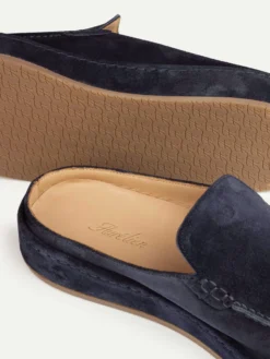 Navy Voyager Slipper -Velora Fashion Aurelien voyager slipper suede navy men 2 scaled