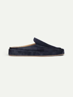 Navy Voyager Slipper -Velora Fashion Aurelien voyager slipper suede navy men 4 scaled